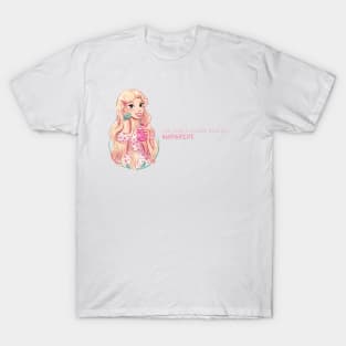 Long Hair with Strawberry Refresher T-Shirt